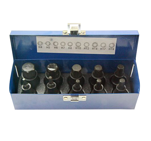 10PC 1/2" DR IMPACT HEX BITSOCKETS
