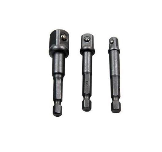 3PC POWER DRILL SOCKET ADAPTER
