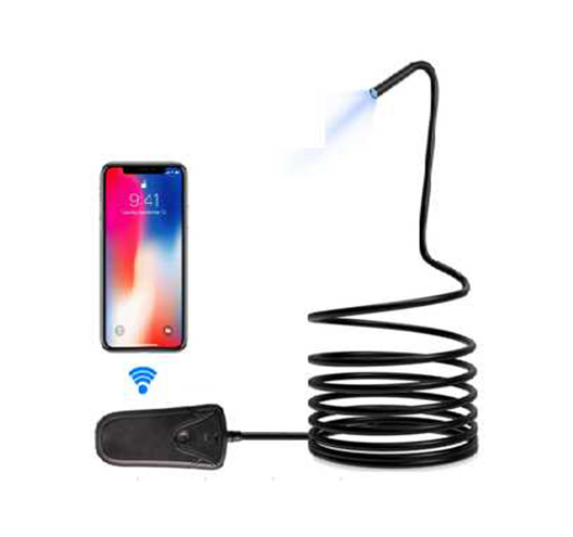 2 Megapixels WIFI Endoscope With 8pcs LED OD 8mm Camera