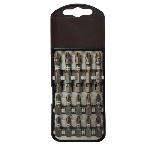 15Pcs Impact Driver Bit Set