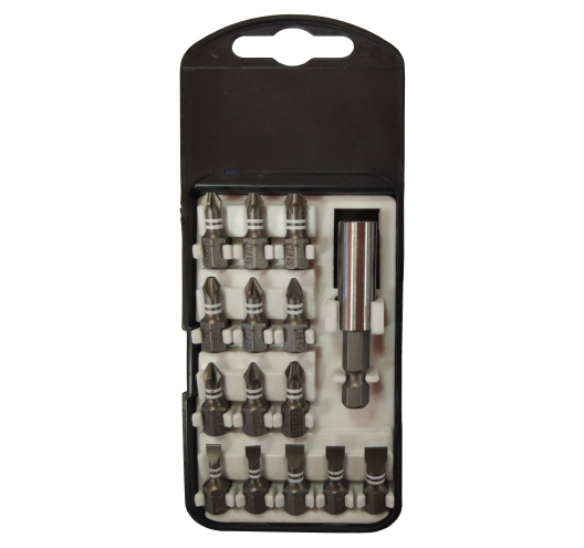 15Pcs Impact Driver Bit Set