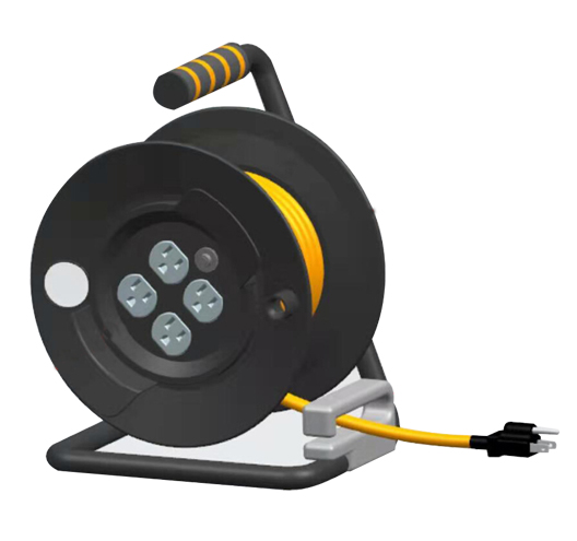 14/3 AWG 60FT Extra Large Open Cord Reel