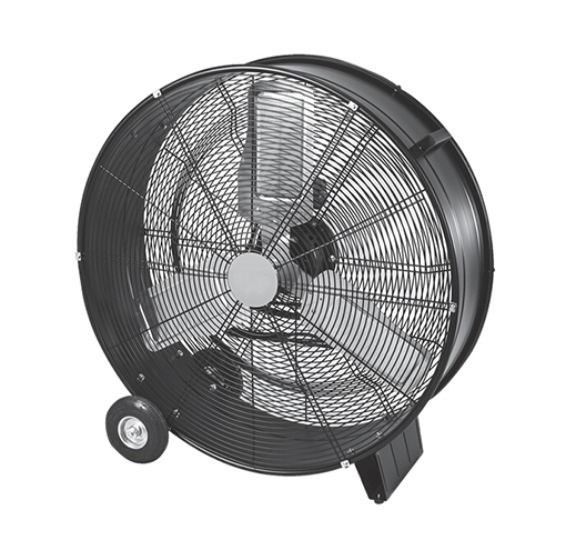 42" BELT DRIVEN BARREL FAN