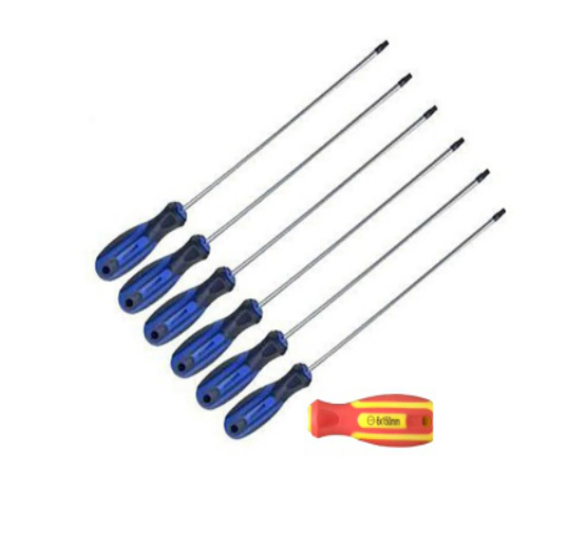6PC EXTRA LONG SCREWDRIVER SET