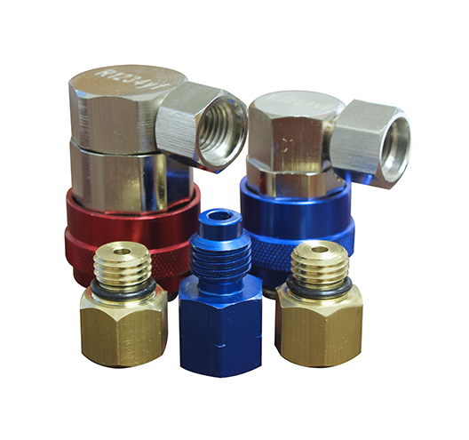 5PC 90°R1234YF Coupler Set