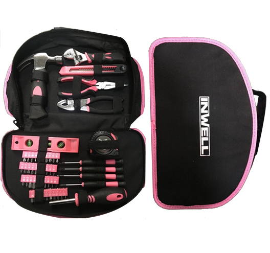 52Pcs Pink Tools Set