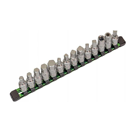 14pcs 3/8" Dr. Drain Plug Socket Set