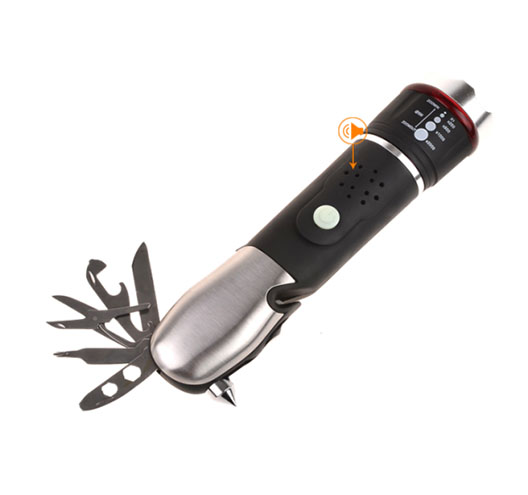 1W LED 120lumens mulit tools Flashlight with Alarm function