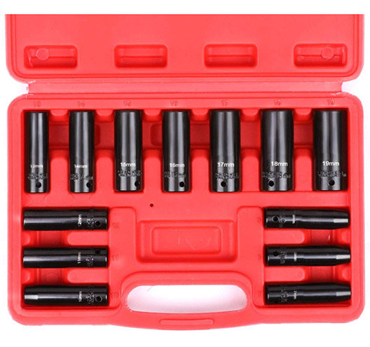 13-Pcs 3/8" Impact Socket Set