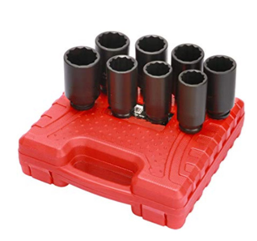 8pcs-1/2Dr.deep impact socketSet,12 Point
