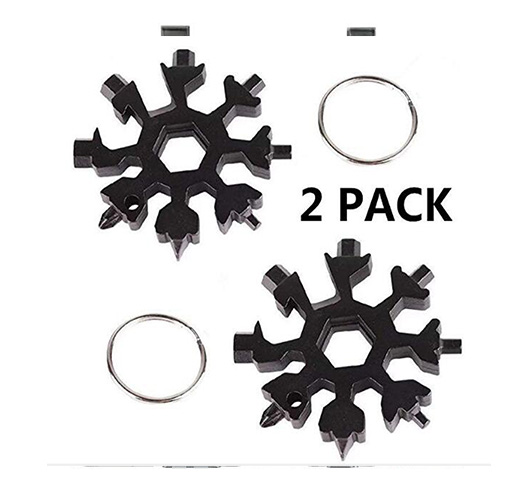2 Pack 18-in-1  Snow flakes Multi-Tool