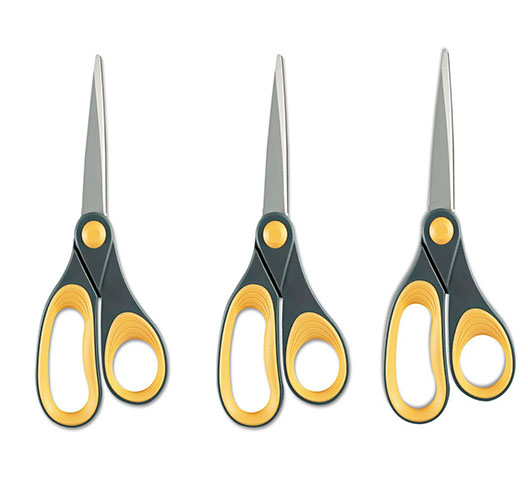 8" Scissors,  3-Pack