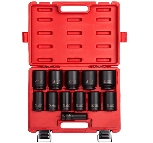 12PC 3/4" DR  DEEP IMPACTSOCKETS SET