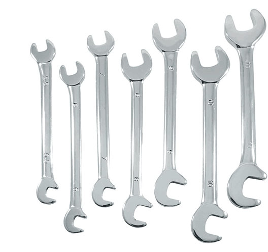 7Pcs double open end wrenchesset