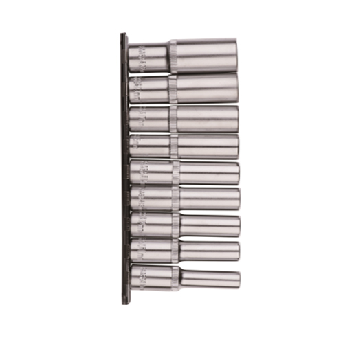 9Pcs 1/2" Socket Set，6Point