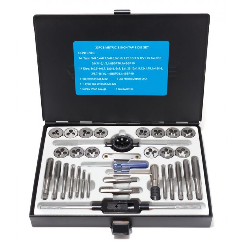 33PC TAP AND DIE SET