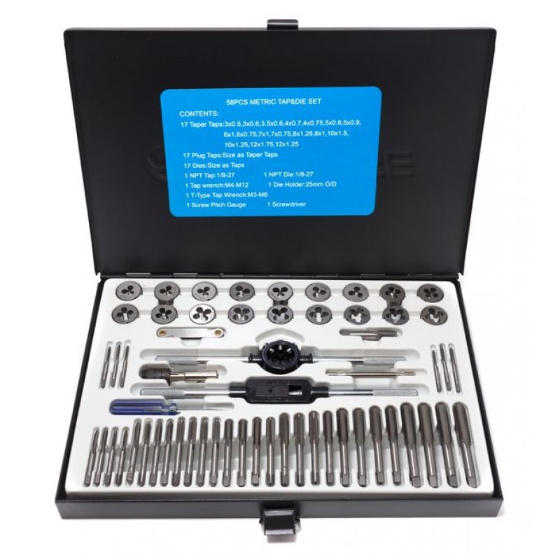 58PC TAP AND DIE SET