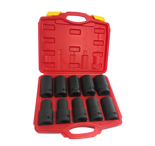 10PC 1" IMPACT SOCKET SET,METRIC