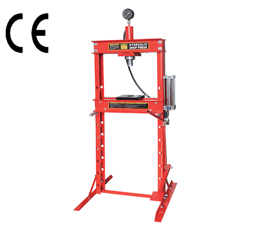 20 TON SHOP PRESS- Hydraulic Foot Pedal With Gauge