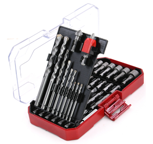 37Pcs Masonry drill & bits set