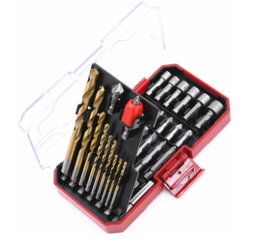 37Pcs twist drill & bits set