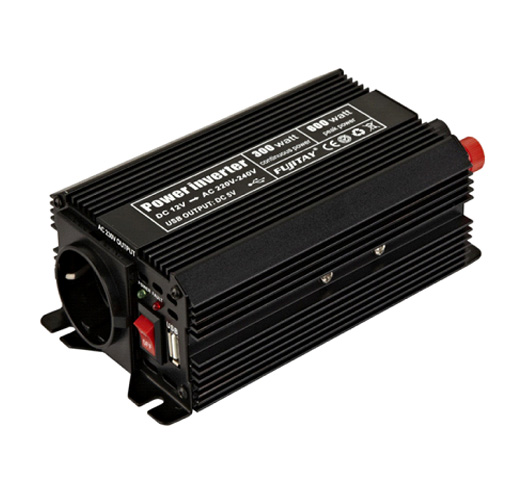 300W Power Inverter With 1Pc 2.1A USB Outlet
