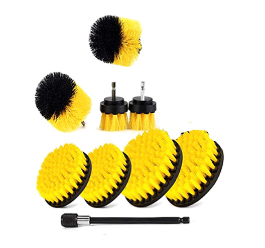 9Pcs Drill Brush Set