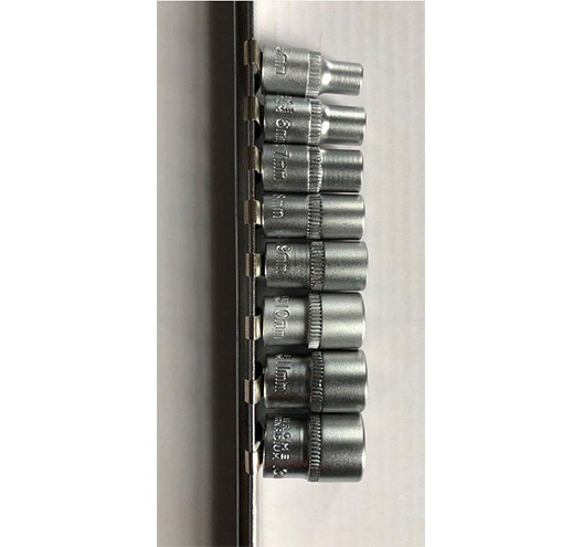 8Pcs 1/4" Dr. Socket set