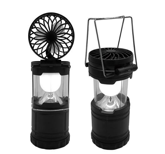 2 In 1 Camping Lantern With Fan