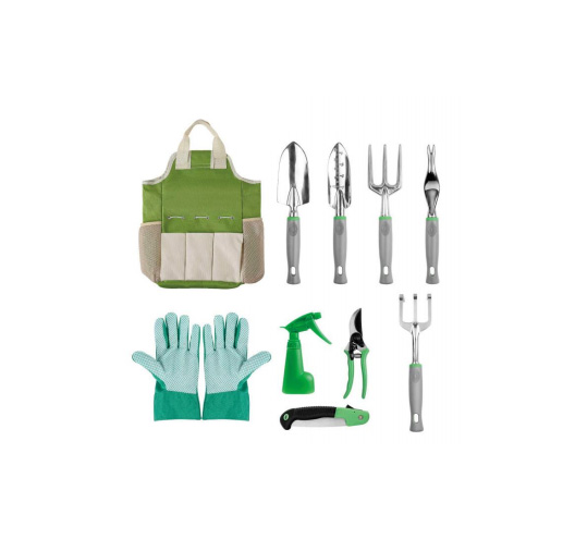 10 Piece Aluminum Garden Tools Kit