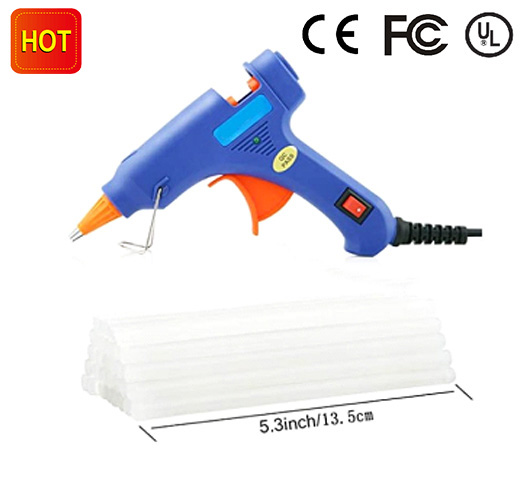 20W Hot Melt Glue Guns With 30Pcs Glue Sticks