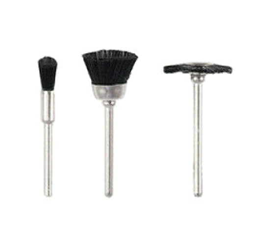 3PC Polishing & Grinding Accessories Tool Set，nylon brush