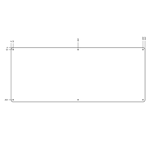 26"x64" Hood Mat