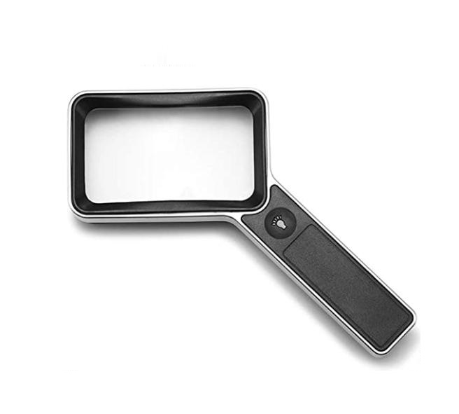LED Handheld Magnifier 10X Rechargeable