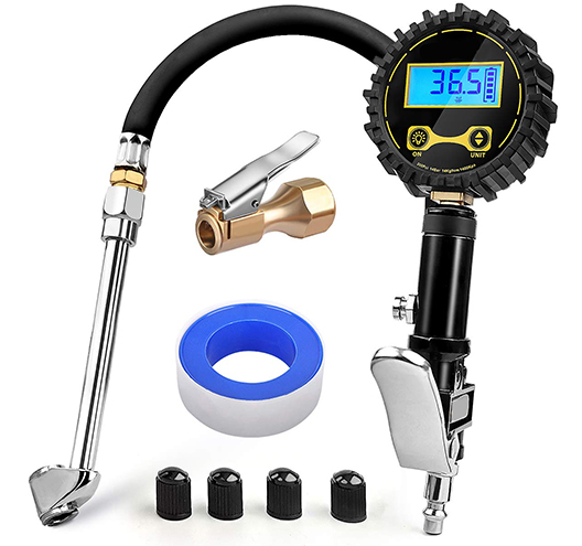 Digital Tire Inflator with Pressure Gauge