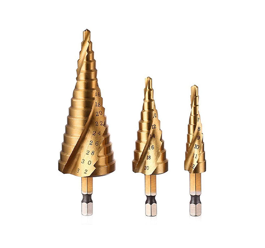 3pc Step Drill Set