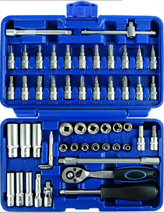 54Pcs 1/4" Dr.Socket Set