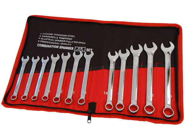 12pc Combination Spanner set Metric