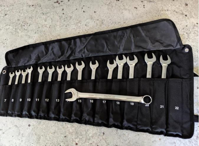 16Pc Combination Wrench Set Metric