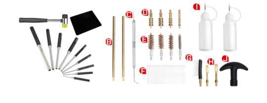 28pcs Punch Set and Handgun Gun Maintenance System