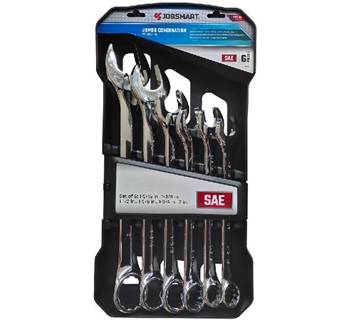 6 Piece Large Combination Wrench Set,SAE