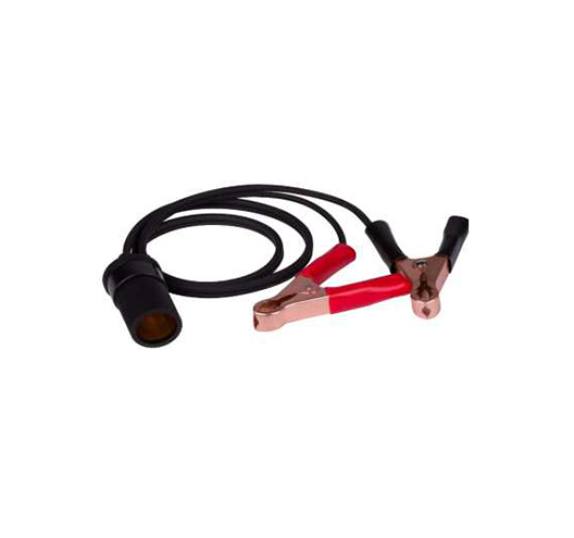 Cable Slligator Clips to Female Cigarette Lighter