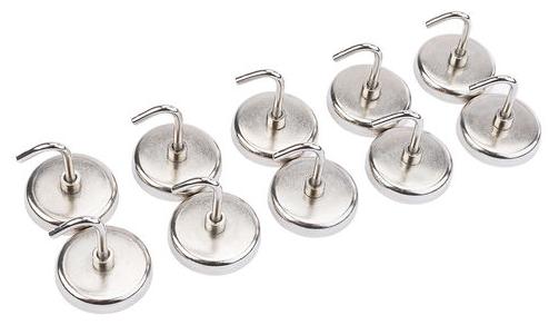 10Pcs Magnetic Hooks Set