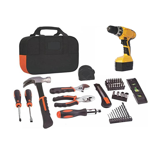 60pcs 19.2V 1200mAh NI-CD Cordless Drill Set