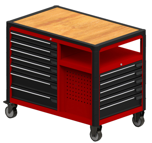 12 Drawers Roller Cabinet