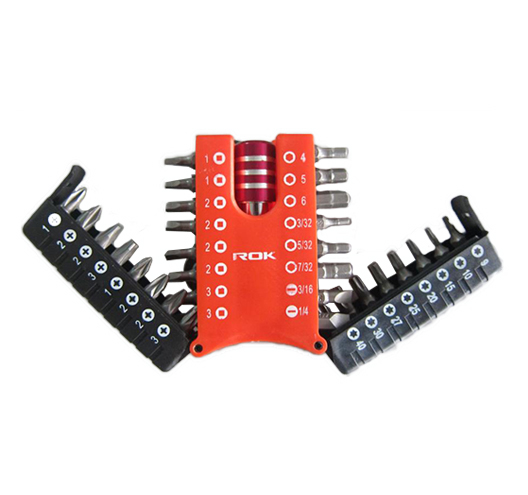 33pcs Compact Screwdriver Bit Set With Chuck