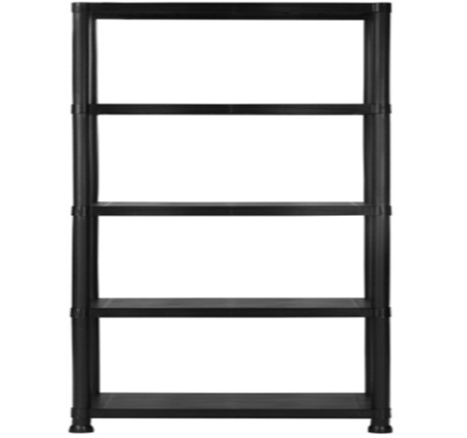 5 Tier Plastic Garage Shelving