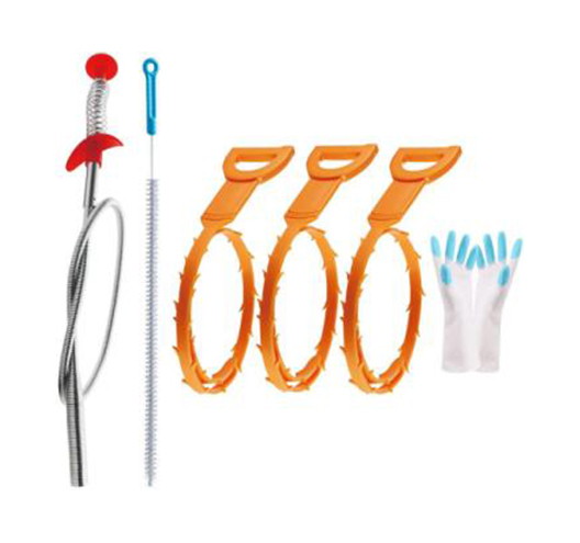 6Pcs Drain Clog Remover Tool Set