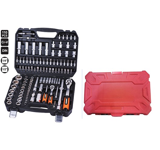 110 pcs 1/4"&1/2"Drive SocketSet