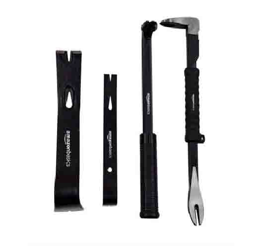 Chisel and nail puller,4-piece set